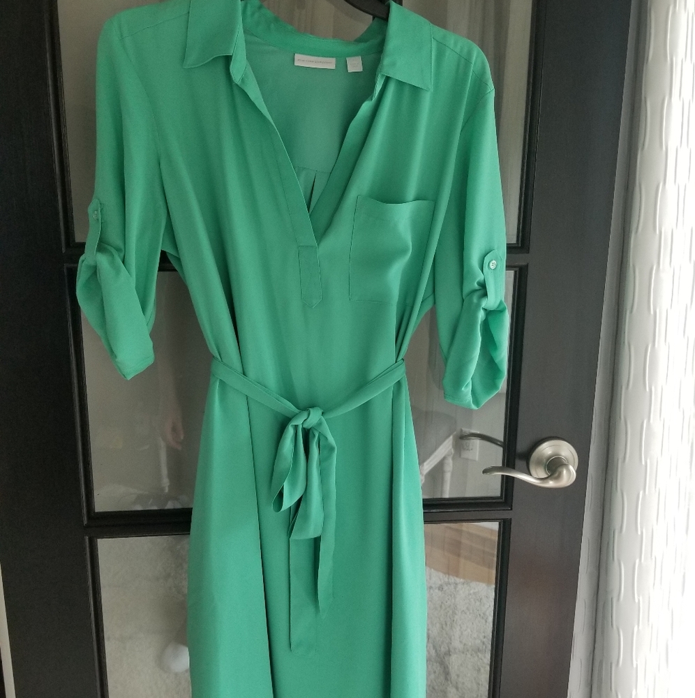 New York and Company  Teal dress